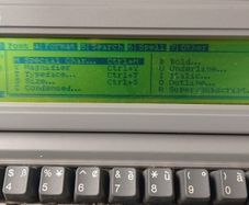 Sharp FW-500 font writer word processor