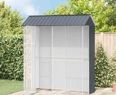 Bird Cage Anthracite 215 x 110 x 247 cm Galvanised Steel