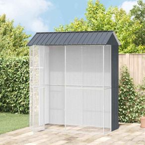Bird Cage Anthracite 215 x 110 x 247 cm Galvanised Steel