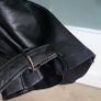 Vintage black genuine SPHINX leather pegged style high waisted pants with side and back pockets  14UK - Fit (12-14UK) Image 10