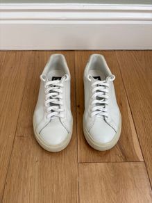 Veja White Leather Trainers
