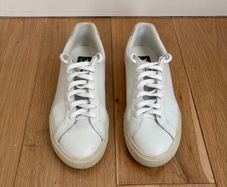 Veja White Leather Trainers