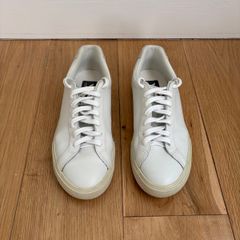 Veja White Leather Trainers