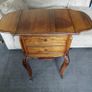 antique French cherrywood sewing table Image 6