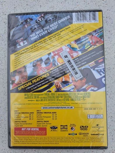 Dvd Box Set  ' SENNA'    motor racing legend