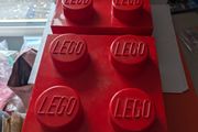 lego storage box x 2