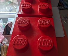 lego storage box x 2