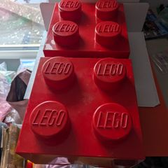 lego storage box x 2