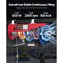 Electric Hoist Crane Winch 598.7 kg 9997.4 cm Wireless & 426.7 cm Wired Remote Image 6