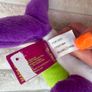 Fiesta The Fish Philosophy Pete The Perch Purple Plush Fish approx. 20 cm. long Used Please see photos Image 8