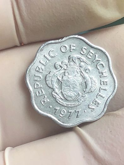 Seychelles 5 Cents 1977 Fish Low Mintage