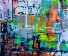 Dynamic Abstract Expressions - 20x20cm Art Collection