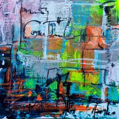 Dynamic Abstract Expressions - 20x20cm Art Collection