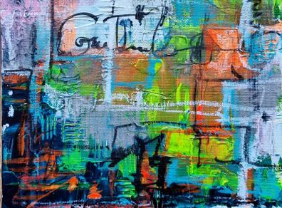 Dynamic Abstract Expressions - 20x20cm Art Collection