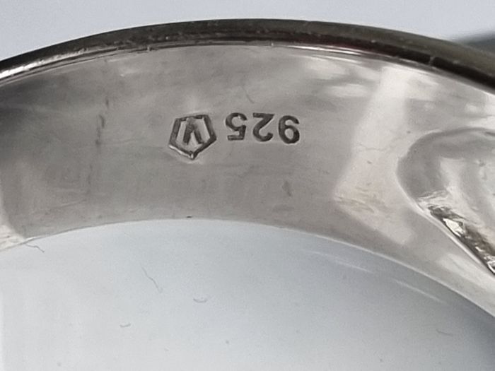925 silver ring ZIRCONIA