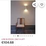 2 x travertine wall lights (wired) boxed Image 4