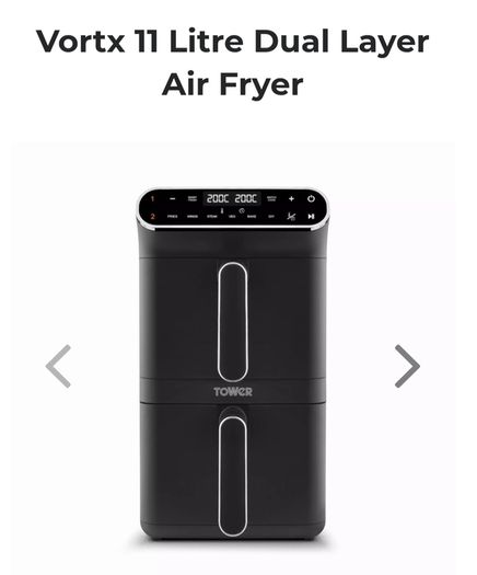 Tower Vortex XL Double air fryer
