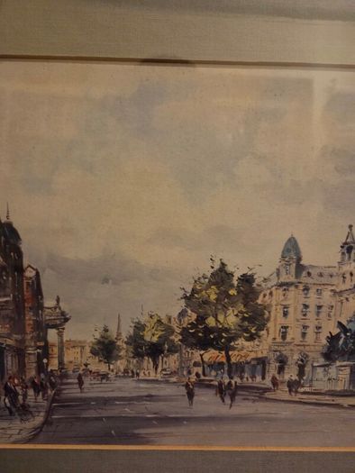 O'Connell St Dublin by Colin Gibson - Framed
