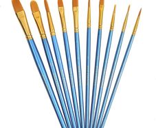 NEW SALE |  Artist Nylon Paint Brushes Set for Body, Face, Watercolor, Acrylic and Oil Painting