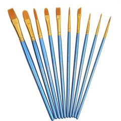 NEW SALE |  Artist Nylon Paint Brushes Set for Body, Face, Watercolor, Acrylic and Oil Painting