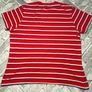 Lee Mens Regular Fit Short Sleeve T-Shirt Size XL Striped Red/White/Navy Image 2