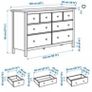 Hemnes dresser chest in pristine condition Image 3