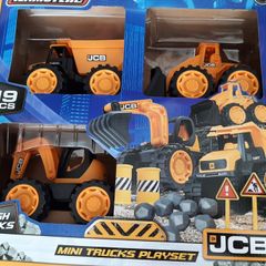 JCB Mini Trucks 19pcs Playset unopened box