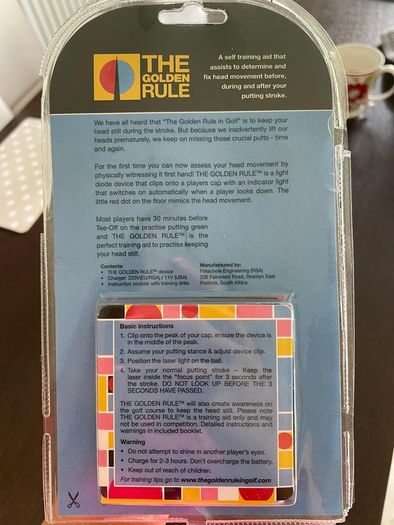 The Golden Rule - Golfers Putting Aid