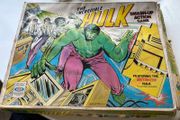 Vintage Incredible Hulk smash up action game by Ideal 1979