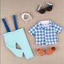 Our Generation Plaid & Preppy Boys Doll Outfit Image 9