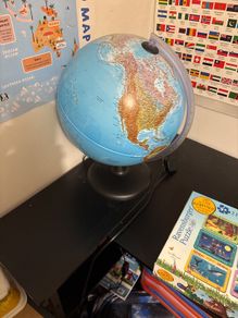 globe with lite