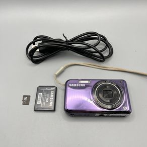 Samsung PL120 Digital Camera 14.2MP Selfie Screen - Purple - Full Kit