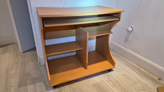 FREE Computer Desk with Pull-Out Keyboard Tray & Storage