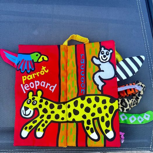 jollybaby soft book Brand New Jungle Tail