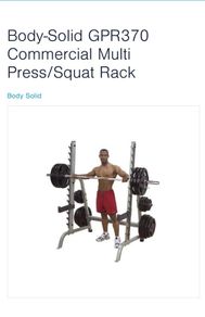 Body-Solid GPR370B Rack Multipress