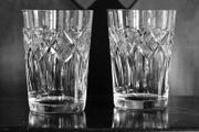 Vintage Edinburgh Crystal Glasses PAIR