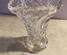 Lovely Bohamine Crystal Vase.