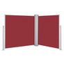 Retractable Side Awning Red 120x600 cm Image 2