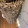 Very tall rattan planter with contorted willow Image 7