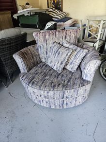 Swivel Loveseat - Frank McGowan