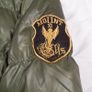 Eleven Elfs Khaki Green Pink Trim Padded Quilted Puffer Jacket Down Size S Image 7