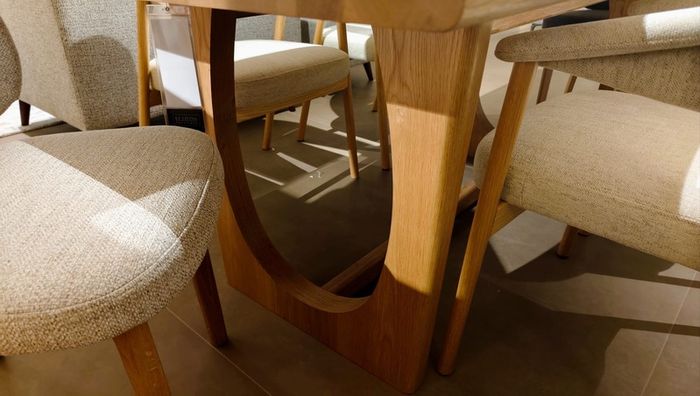 180cm Oak Dining Table Like New