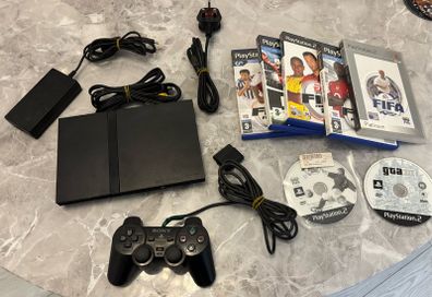Playstation 2 Ps2 slimline with games
