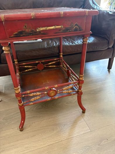 oriental side table