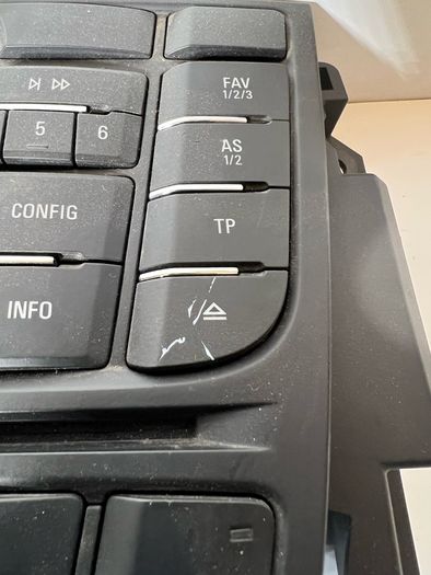 13346050 Opel Astra Climate Control radio control unit 13346092 A1l1b710s