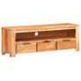 TV Cabinet 119x30x41 cm Solid Acacia Wood Image 2