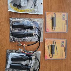 Motorcycle flowing LED indicators & DRL lights