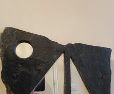 Handcrafted Vintage Slate Artwork