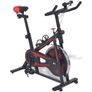 Exercise Training Bike with Pulse Sensors Black and Red Image 2