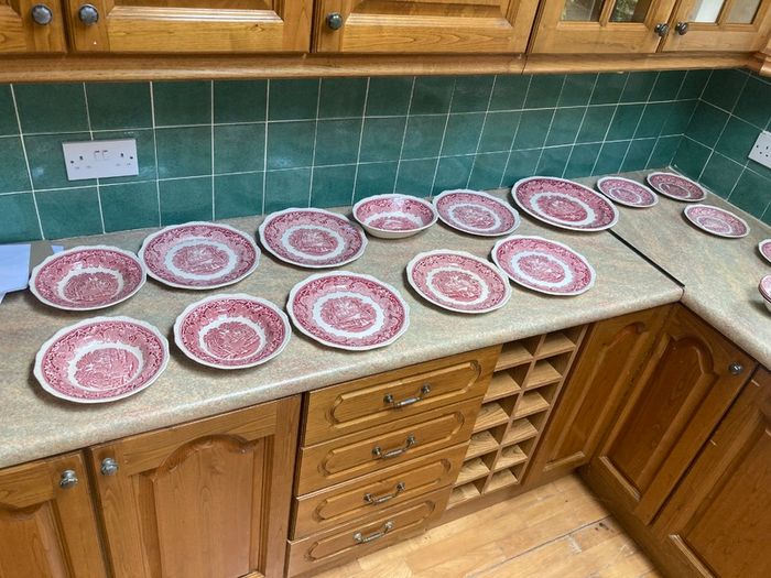 Dinnerware - Chain - Mason - Ironstone Vista Pink